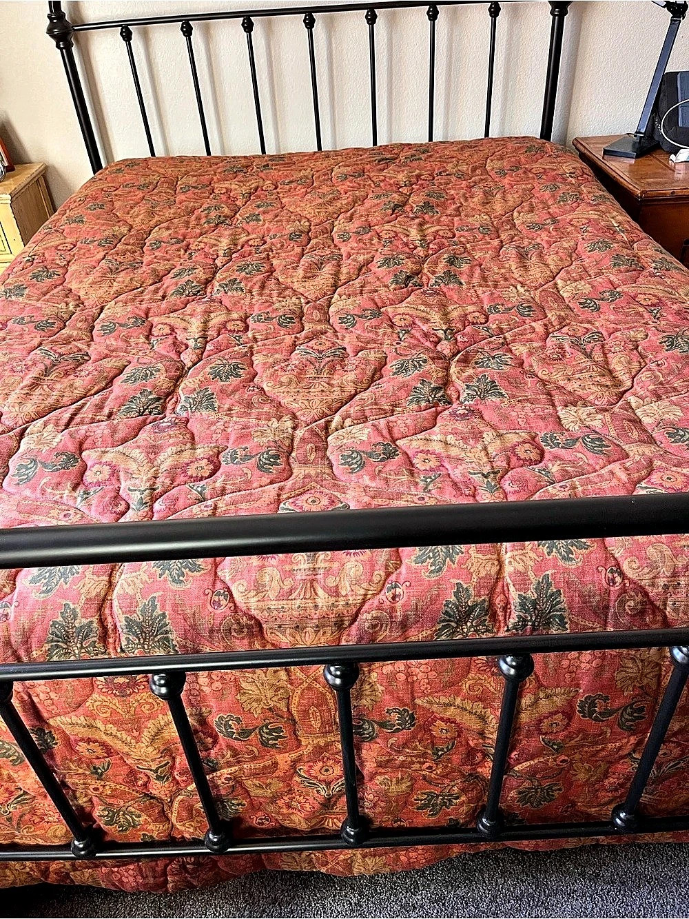 Custom made Quilted Bedspread /Shams/Pillows GORGEOUS Handmade